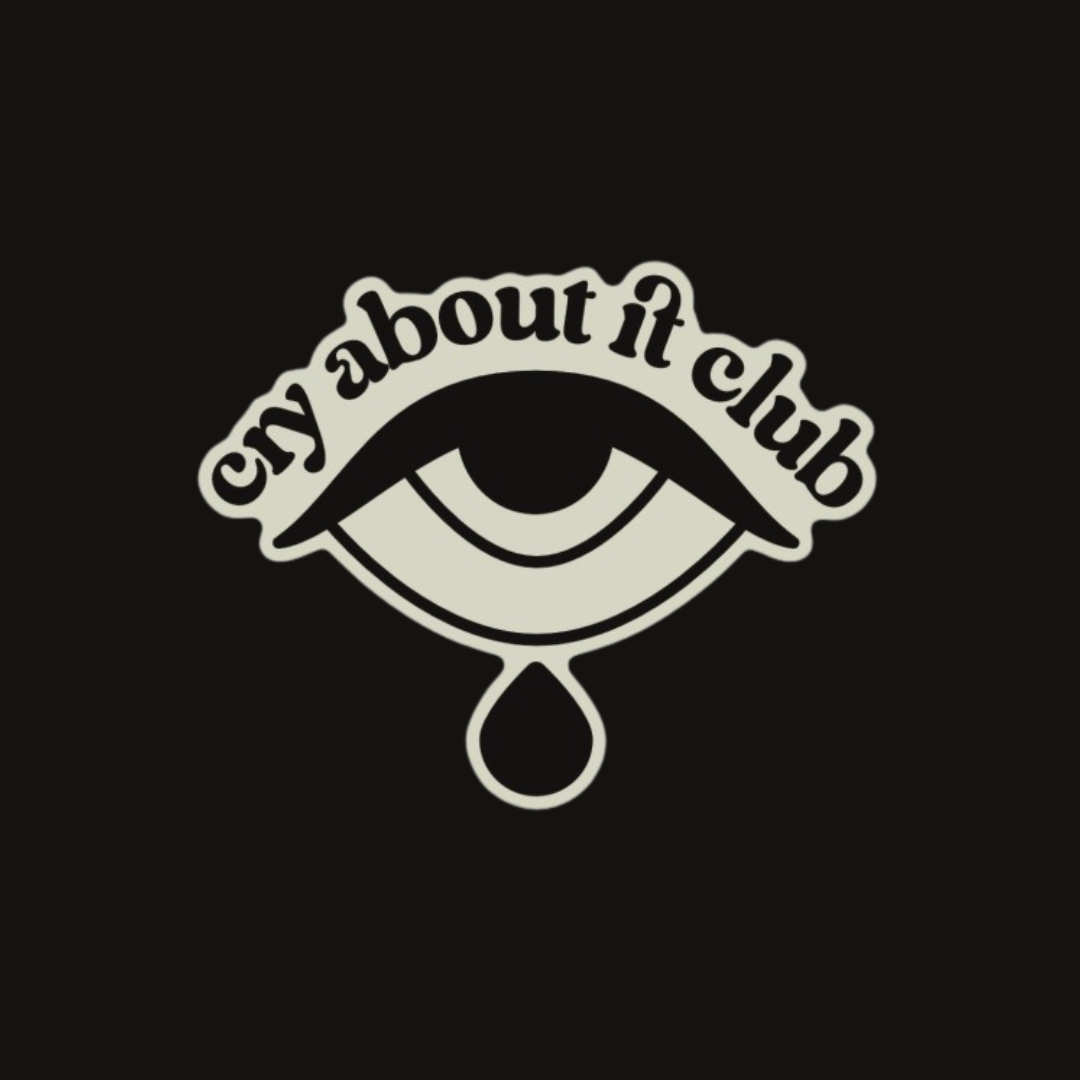 Black "Logo" Sticker