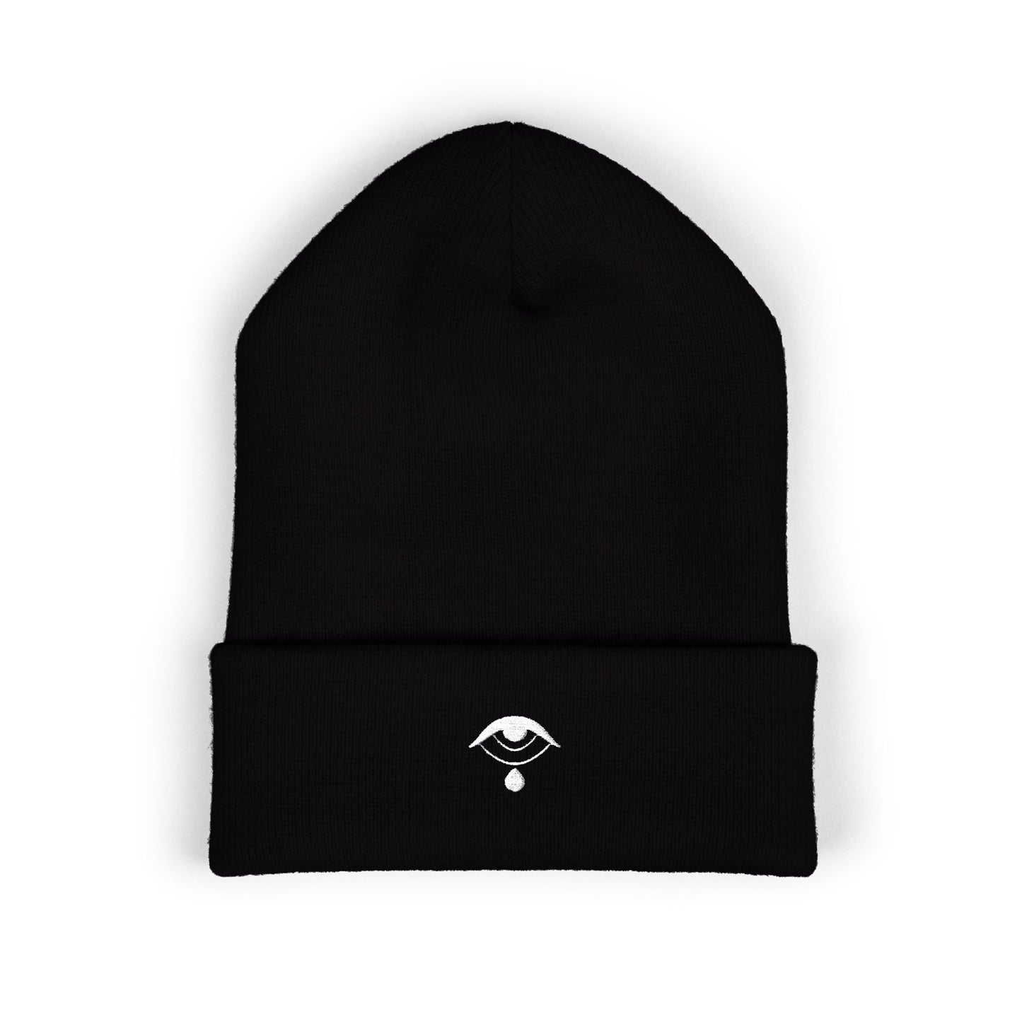 Black "Teardrop" Beanie