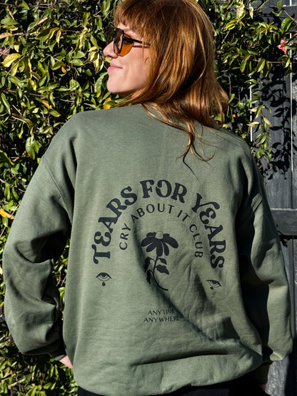 Green "Daisy" Crewneck