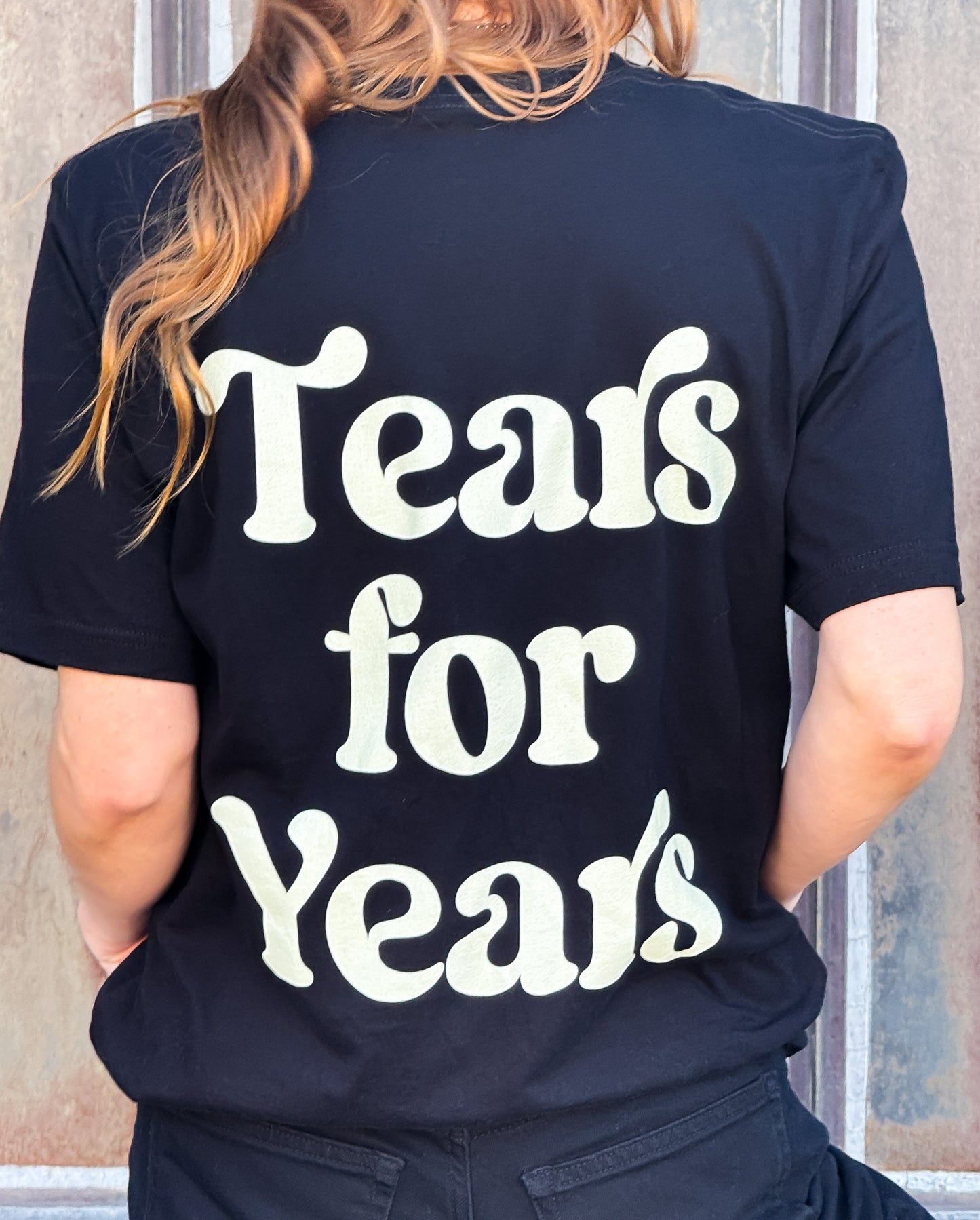 Black "Tears For Years" T-Shirt